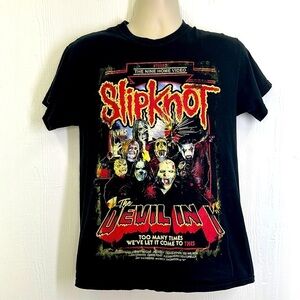 SlipKnot - The Devil In One SlipKnot Graphic Metal Short Sleeve T Shirt Medium
